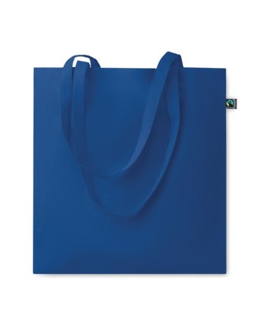 Sac shopping  personnalisé 140gr/m² - Fairtrade OSOLE COLOUR Matières : coton Couleurs : bleu royal personnalisable avec votre l