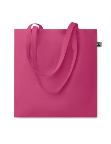 Sac shopping  personnalisé 140gr/m² - Fairtrade OSOLE COLOUR Matières : coton Couleurs : fuchsia cadeau collaborateur premium