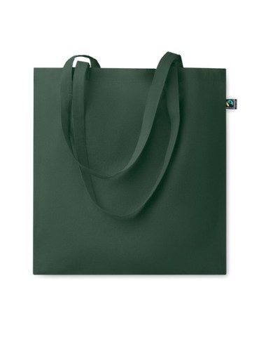 Sac shopping  personnalisé 140gr/m² - Fairtrade OSOLE COLOUR Matières : coton Couleurs : vert foncé objet promotionnel éco-respo