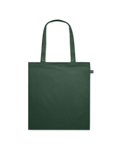 Sac shopping  personnalisé 140gr/m² - Fairtrade OSOLE COLOUR Matières : coton Couleurs : vert foncé personnalisation sur mesure