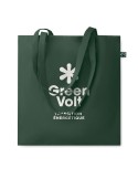 Sac shopping  personnalisé 140gr/m² - Fairtrade OSOLE COLOUR Matières : coton Couleurs : vert foncé objet publicitaire robuste