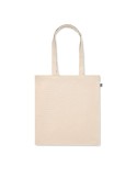 Sac shopping  en coton bio personnalisé - BENTE Matières : coton Couleurs : beige personnalisable avec votre logo