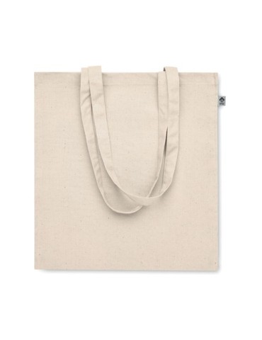 Sac shopping  en coton bio personnalisé - BENTE Matières : coton Couleurs : beige cadeau entreprise pas cher