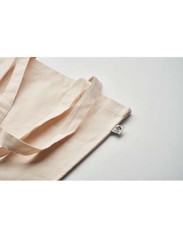 Sac shopping  en coton bio personnalisé - BENTE Matières : coton Couleurs : beige impression haute définition