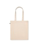Sac shopping  en coton bio personnalisé - BENTE Matières : coton Couleurs : beige marquage laser ultra précis