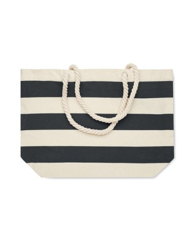 Sac de plage personnalisable en coton 220 gr/m² - HEAVEN STRIPE cadeau collaborateur premium