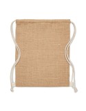 Sac à cordon  en jute - FUKURO Matières : jute Couleurs : beige goodies publicitaire événementiel
