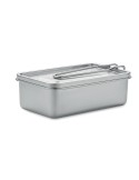 Lunchbox personnalisée en acier inox pas cher - TAMELUNCH idéale pour vos repas Matières : acier inoxydable Couleurs : argenté