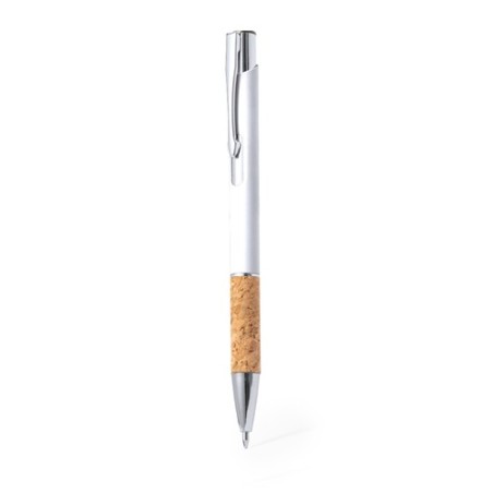 Stylo Écoresponsable Cadeau d'Entreprise Logard Matières : liège Couleurs : gris goodies personnalisé en stock