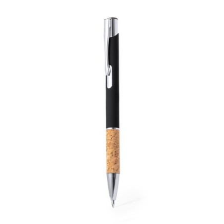 Stylo Écoresponsable Cadeau d'Entreprise Logard Matières : liège Couleurs : gris impression haute définition