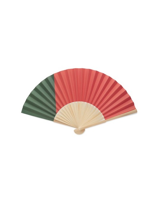 Éventail à motif de drapeau personnalisable FUNFAN goodies publicitaire durable