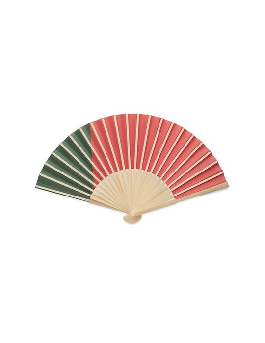 Éventail à motif de drapeau personnalisable FUNFAN marquage laser ultra précis