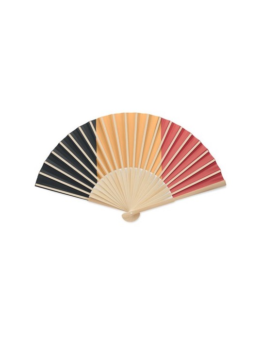 Éventail à motif de drapeau personnalisable FUNFAN cadeau entreprise pas cher
