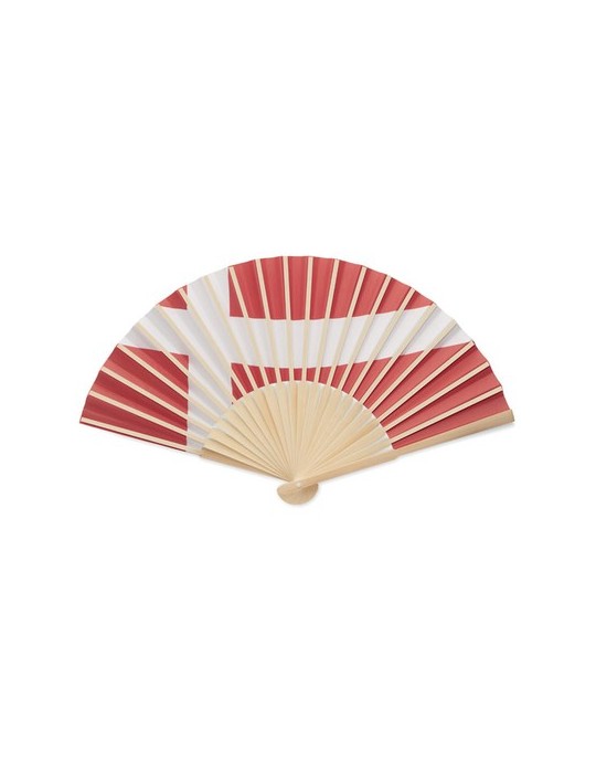 Éventail à motif de drapeau personnalisable FUNFAN cadeau client original