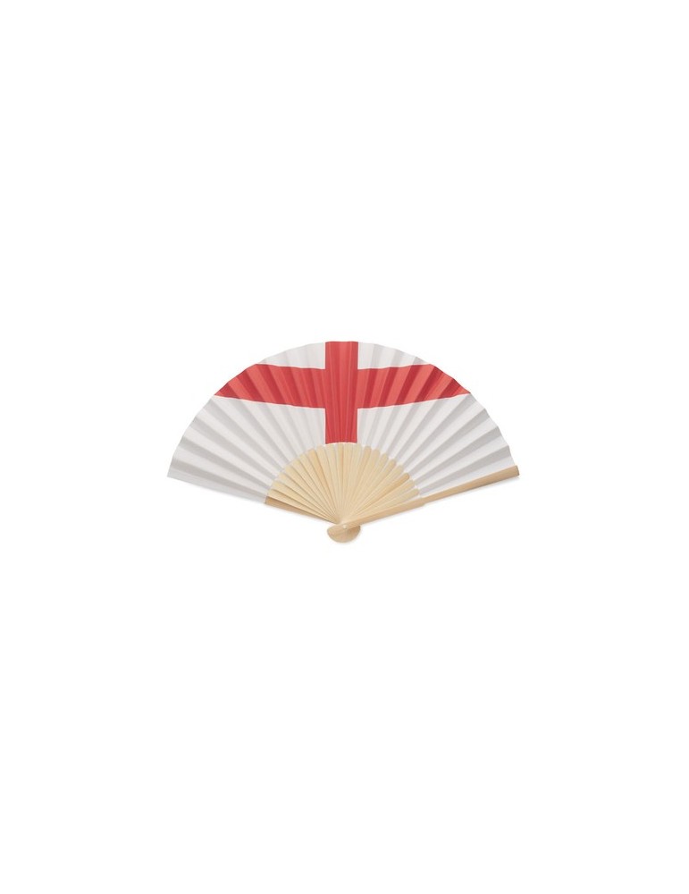 Éventail à motif de drapeau personnalisable FUNFAN objet promo petit budget