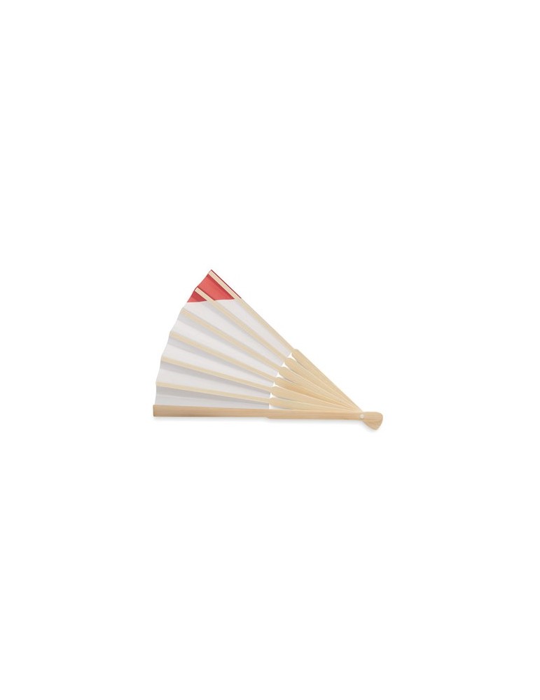 Éventail à motif de drapeau personnalisable FUNFAN objet promo petit budget