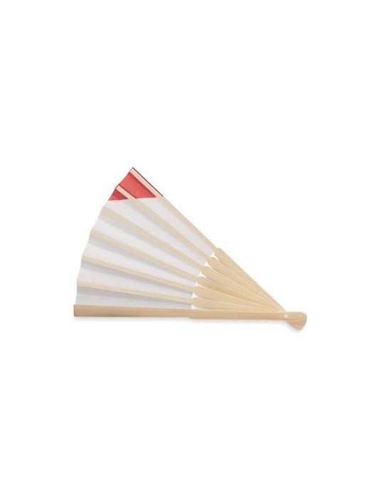 Éventail à motif de drapeau personnalisable FUNFAN objet promo petit budget