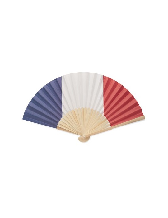 Éventail à motif de drapeau personnalisable FUNFAN personnalisable avec votre logo