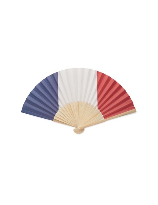 Éventail à motif de drapeau personnalisable FUNFAN marquage couleur éclatante