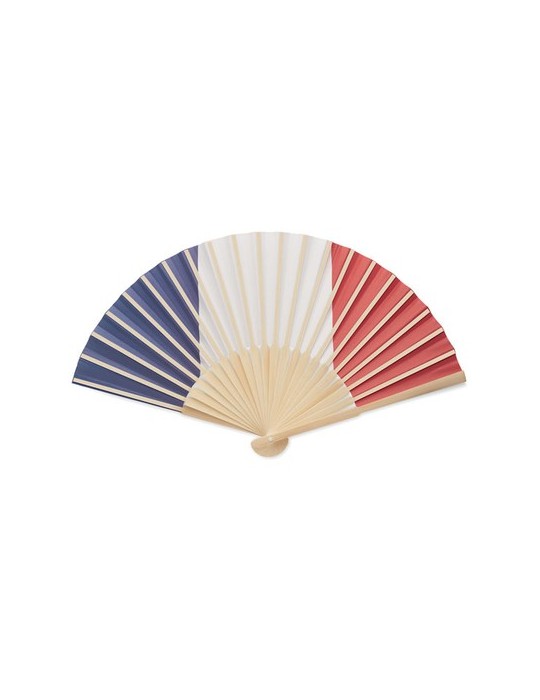 Éventail à motif de drapeau personnalisable FUNFAN goodies entreprise design
