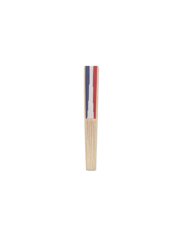 Éventail à motif de drapeau personnalisable FUNFAN goodies personnalisé en stock