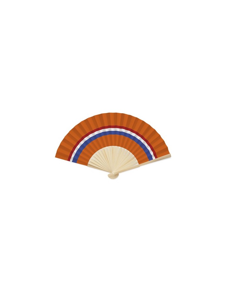 Éventail à motif de drapeau personnalisable FUNFAN goodies publicitaire événementiel