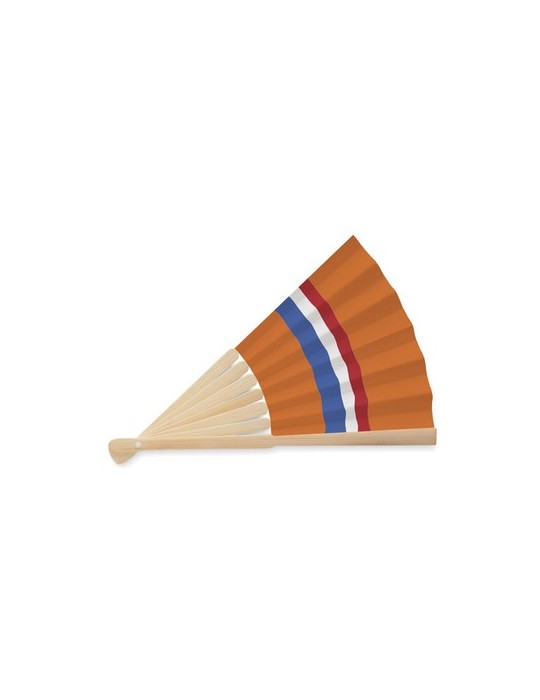 Éventail à motif de drapeau personnalisable FUNFAN objet publicitaire robuste