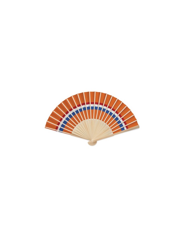 Éventail à motif de drapeau personnalisable FUNFAN goodies personnalisé en stock