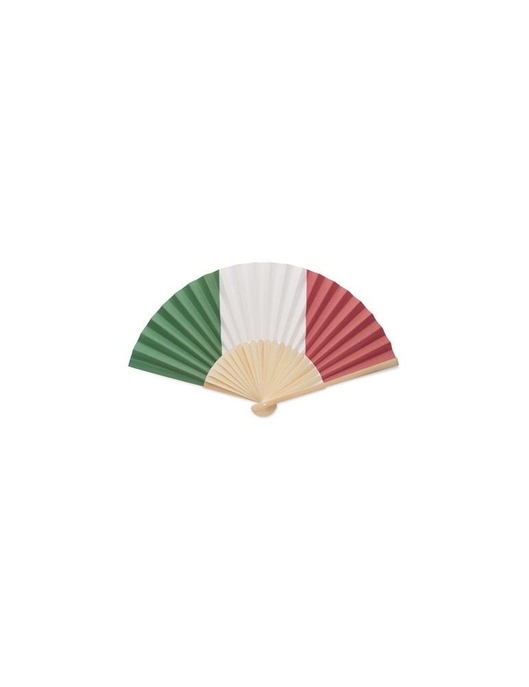Éventail à motif de drapeau personnalisable FUNFAN marquage laser ultra précis