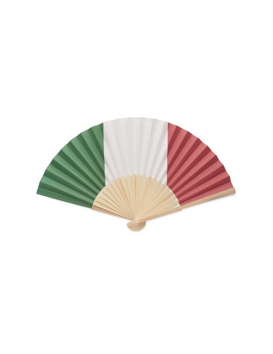 Éventail à motif de drapeau personnalisable FUNFAN marquage laser ultra précis