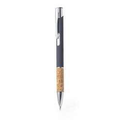 Stylo Écoresponsable Cadeau d'Entreprise Logard Matières : liège Couleurs : gris livraison express 24h 48h