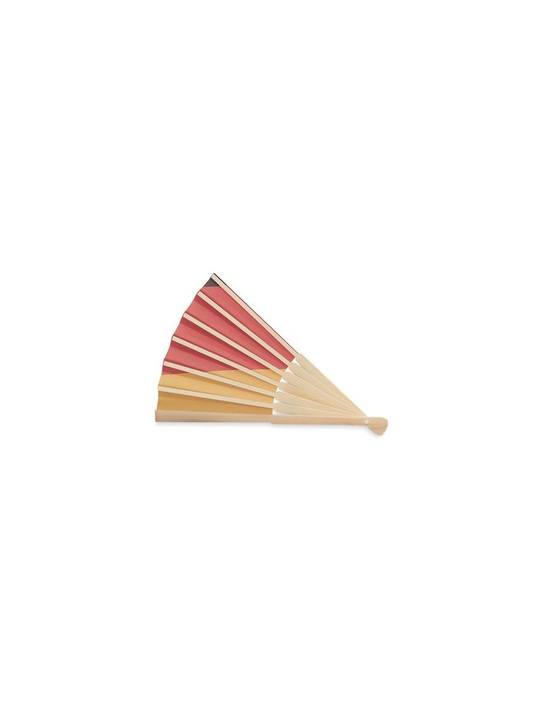 Éventail à motif de drapeau personnalisable FUNFAN marquage laser ultra précis