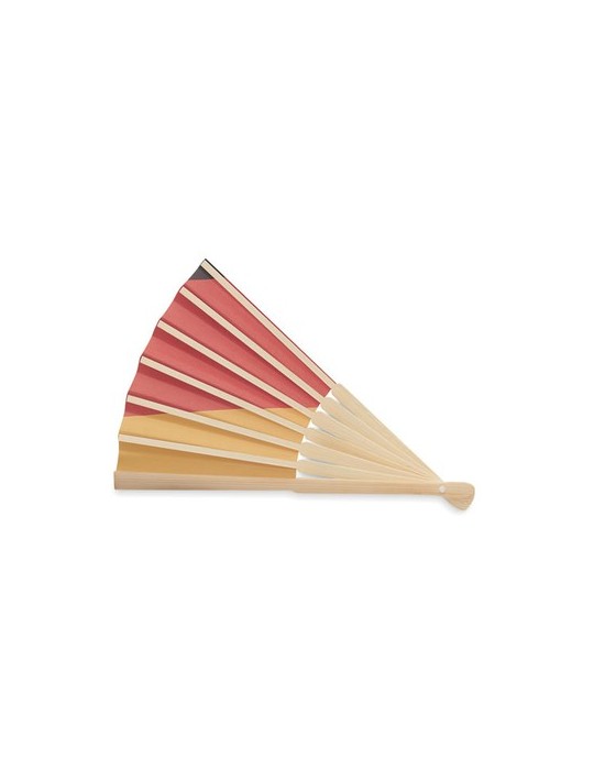 Éventail à motif de drapeau personnalisable FUNFAN marquage laser ultra précis