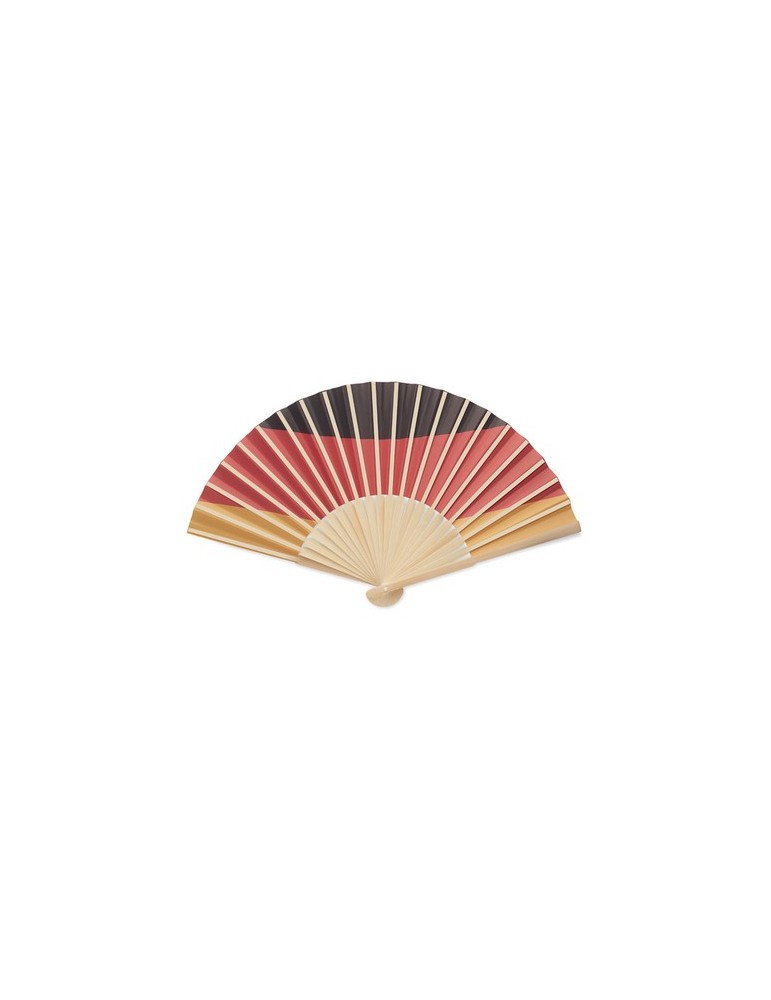 Éventail à motif de drapeau personnalisable FUNFAN marquage couleur éclatante