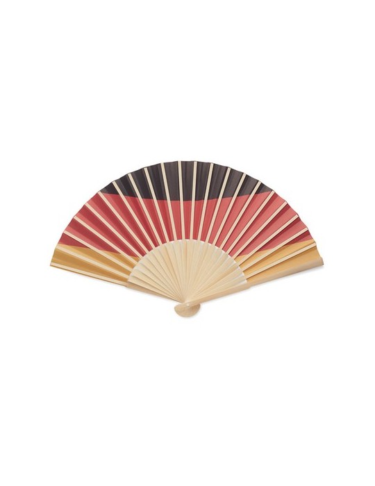 Éventail à motif de drapeau personnalisable FUNFAN marquage couleur éclatante