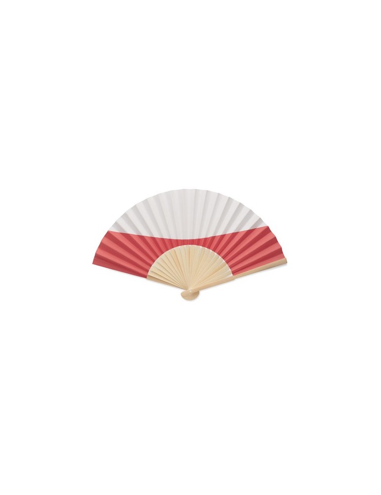 Éventail à motif de drapeau personnalisable FUNFAN cadeau collaborateur premium