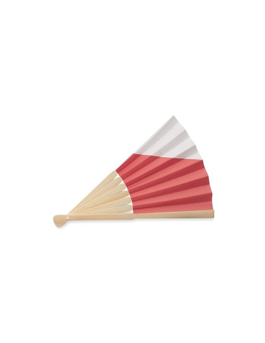 Éventail à motif de drapeau personnalisable FUNFAN goodies personnalisé en stock