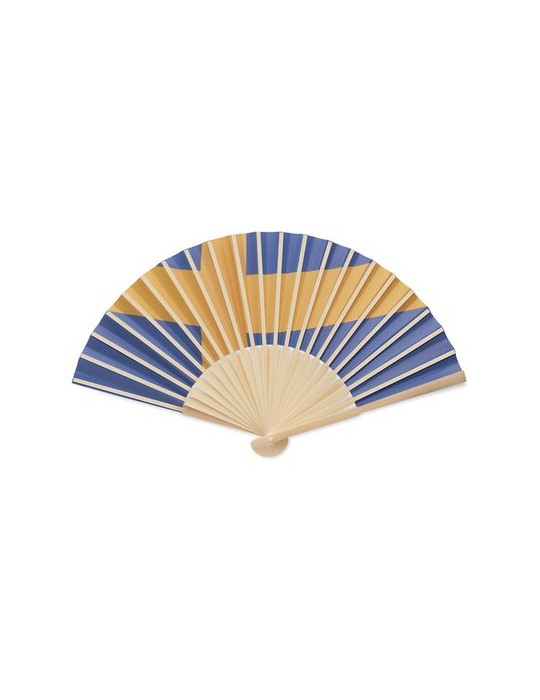 Éventail à motif de drapeau personnalisable FUNFAN personnalisable avec votre logo