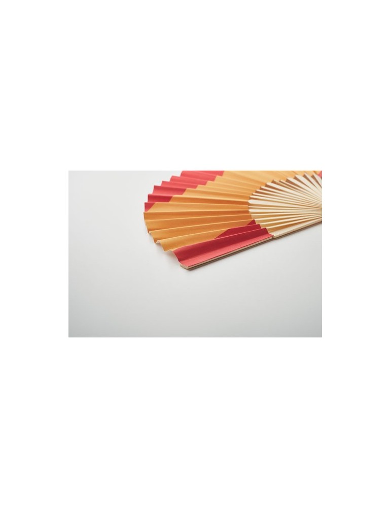 Éventail à motif de drapeau personnalisable FUNFAN objet promo petit budget