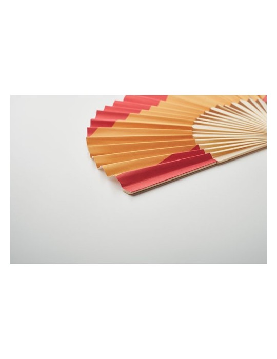Éventail à motif de drapeau personnalisable FUNFAN objet promo petit budget