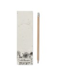 Crayon à papier  et pratique avec graines - PENSEED Matières : bois Couleurs : blanc personnalisable avec votre logo