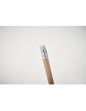 Crayon à papier  et pratique avec graines - PENSEED Matières : bois Couleurs : blanc marquage laser ultra précis