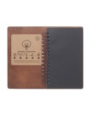 Carnet A5 Éco-responsable Personnalisé - GROWBOOK™ SAVAGE Matières : bois Couleurs : marron goodies publicitaire événementiel
