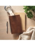 Carnet A5 Éco-responsable Personnalisé - GROWBOOK™ SAVAGE Matières : bois Couleurs : marron personnalisation rapide en France