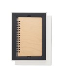 Carnet A5 Éco-responsable Personnalisé - GROWBOOK™ SAVAGE Matières : bois Couleurs : bois marquage laser ultra précis
