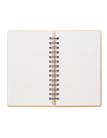 Carnet A5 Éco-responsable Personnalisé - GROWBOOK™ SAVAGE Matières : bois Couleurs : bois objet promotionnel éco-responsable