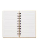 Carnet A5 Éco-responsable Personnalisé - GROWBOOK™ SAVAGE Matières : bois Couleurs : bois objet promotionnel éco-responsable