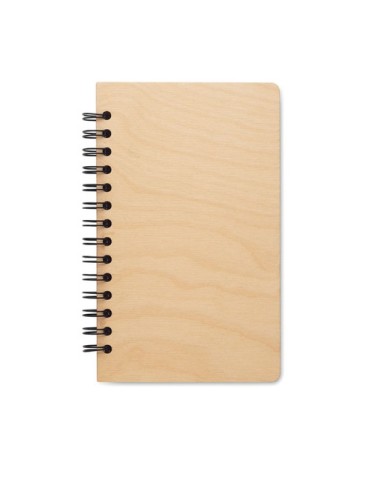 Carnet A5 Éco-responsable Personnalisé - GROWBOOK™ SAVAGE Matières : bois Couleurs : bois goodies entreprise design