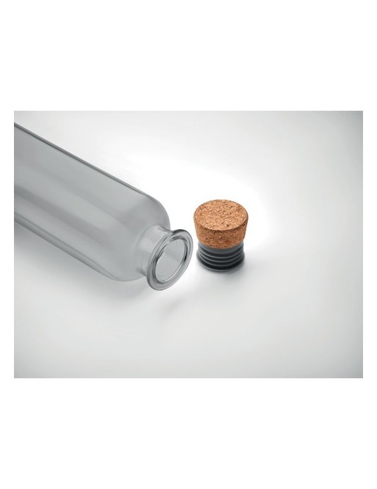 Bouteille Éco-responsable 500ml en Tritan Renew™ OCEAN Matières : tritan Couleurs : gris transparent cadeau client original