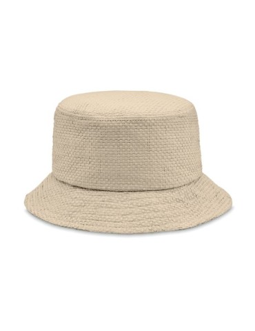 Chapeau bob en paille personnalisé BILGOLA+